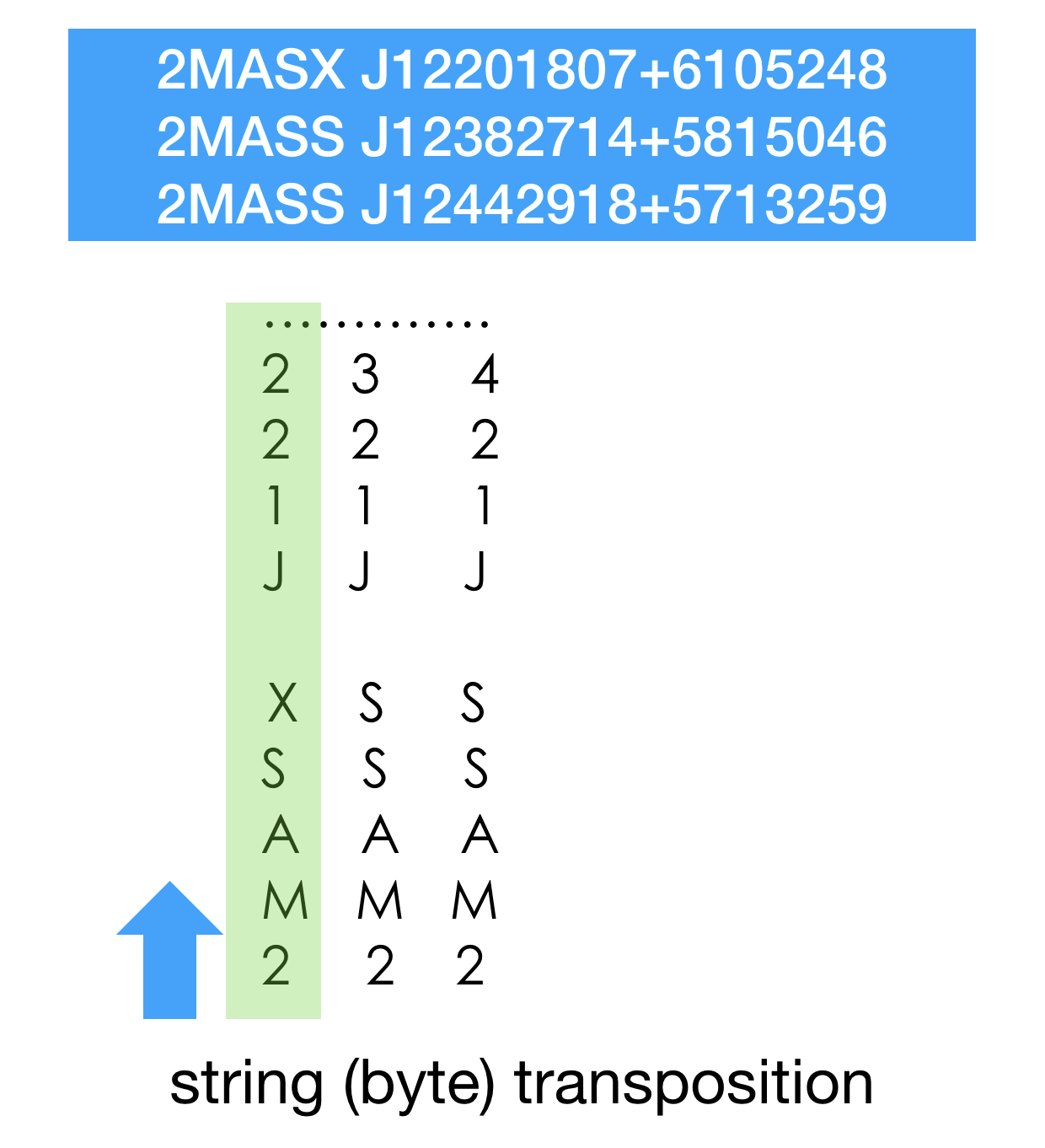 byte transposition